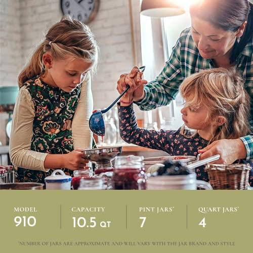 All American All American 1930 - 10.5qt Pressure Cooker/Canner (The 910) - Exclusive Metal-to-Metal Sealing System - Easy to Open & Close - Suitable for Gas, Electric, or Flat Top Stoves - Made in the USA