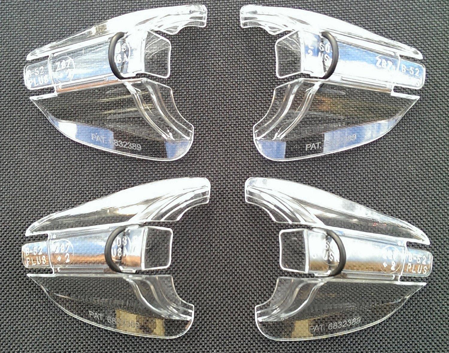 Safety Optical B52 Clear Safety Glasses Side Shields for Medium to Large Glasses (2 Pair Pack)