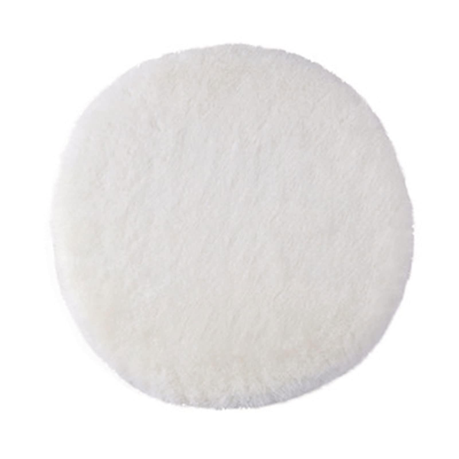 Altsuceser Altsuceser 18 Inches Faux Fur Seat Cushion, Soft Round Seat Cushion Chair Cover Plush Fluffy Chair Cushion Chair Pads for Bedroom Sofa and Stools Floor Cushion White Round