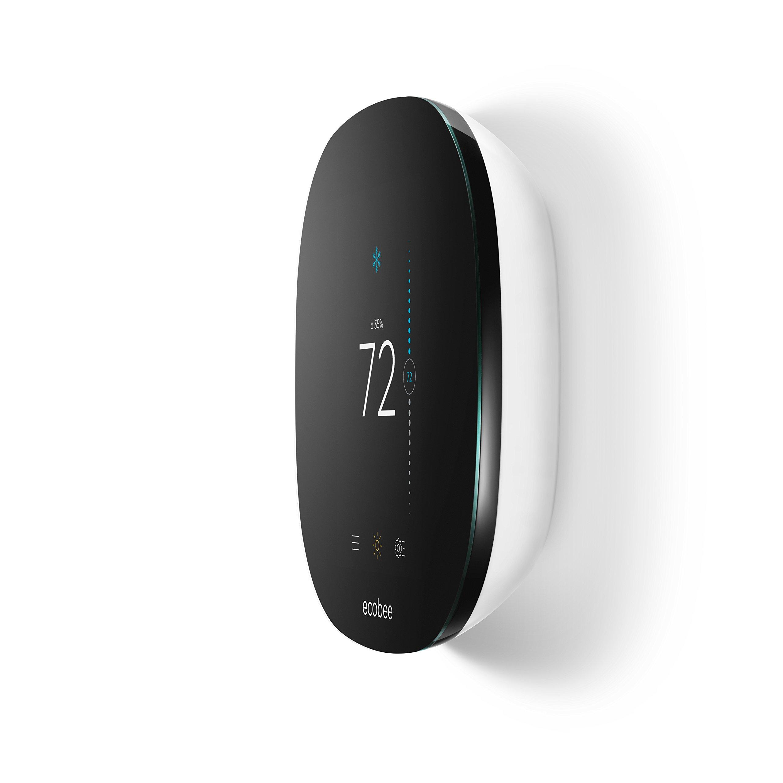 ecobee ecobee EB-STATe3L-01 3 Lite Thermostat, Wi-Fi, Works with Amazon Alexa
