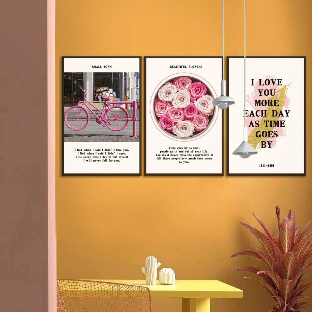 wall26 wall26 3 Piece Framed Canvas Wall Art for Living Room, Bedroom Buildings Theme Canvas Prints for Home Decoration Ready to Hang - 24\"x36\"x3 Panels