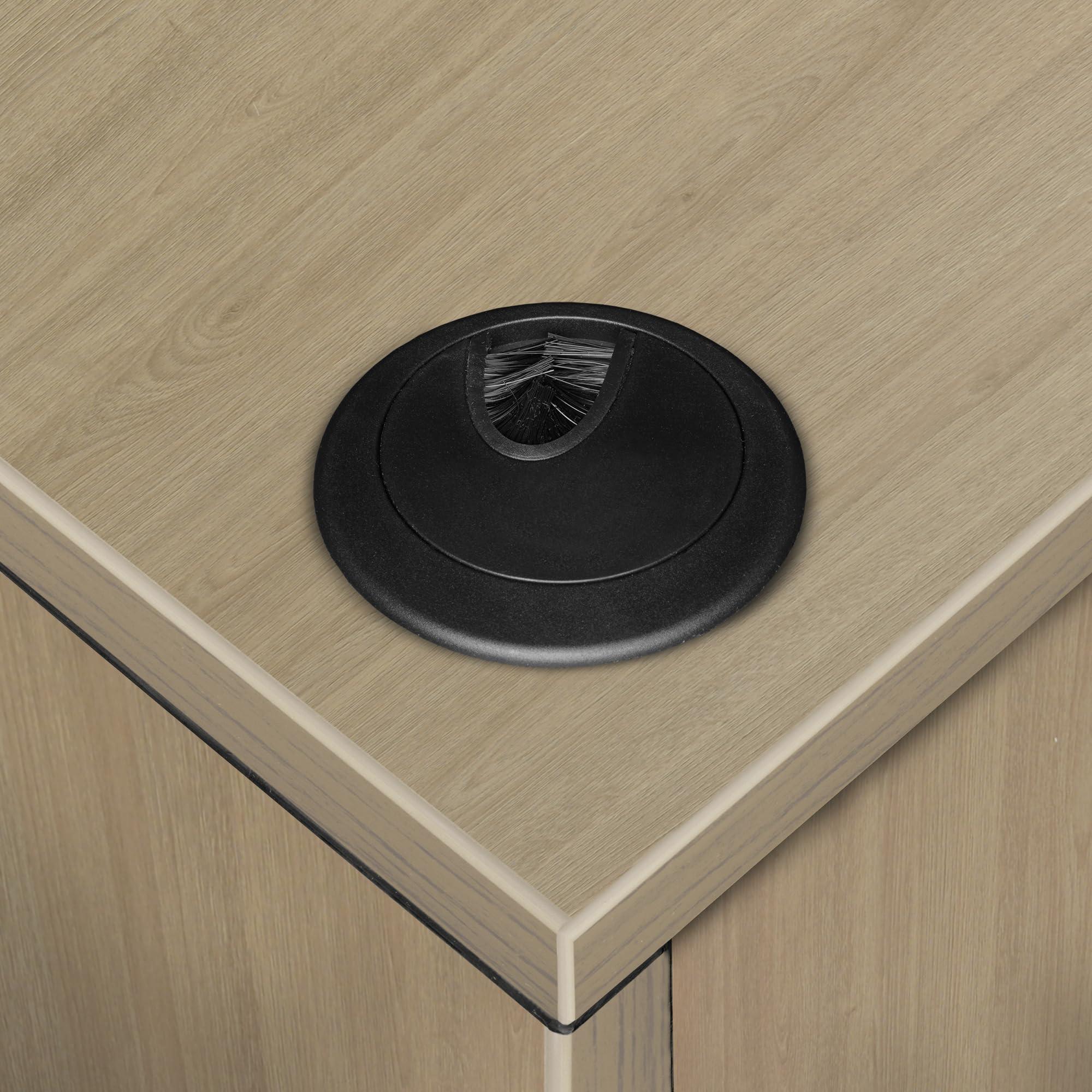 Romig Romig Legacy 60 x 77 in. L Desk with Single Pedestal Drawer Unit- Noble Oak