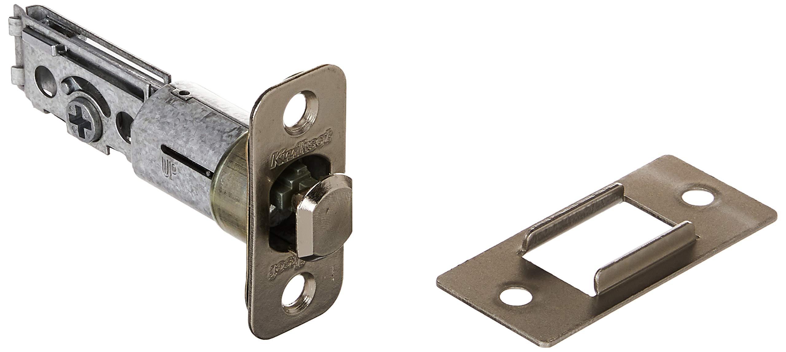 Kwikset Kwikset 335 15 RND PCKT DR LCK Round Bed/Bath Pocket Door Lock in Satin Nickel