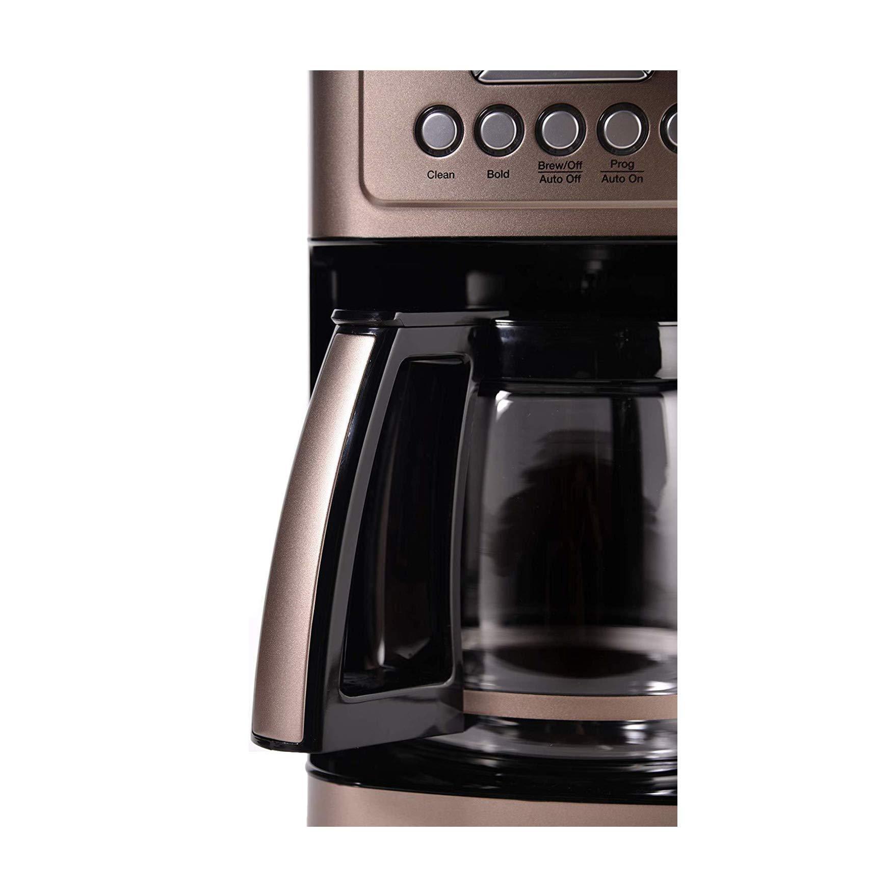 Cuisinart Cuisinart Coffee Maker, 14-Cup Glass Carafe, Fully Automatic for Brew Strength Control & 1-4 Cup Setting, Stainless Steel, DCC-3200UMB, Umber
