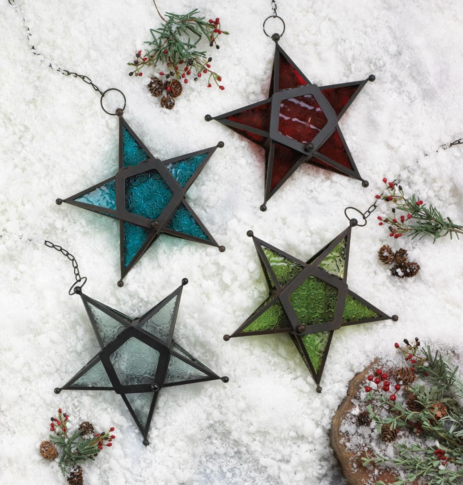 Zingz & Thingz Zingz & Thingz Clear Glass Star Lantern