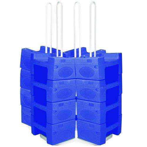 Koala Kare Koala Kare KB120LG-04 W/STRAP Large Booster Buddy Stand with 25 Blue Booster Seats and Straps