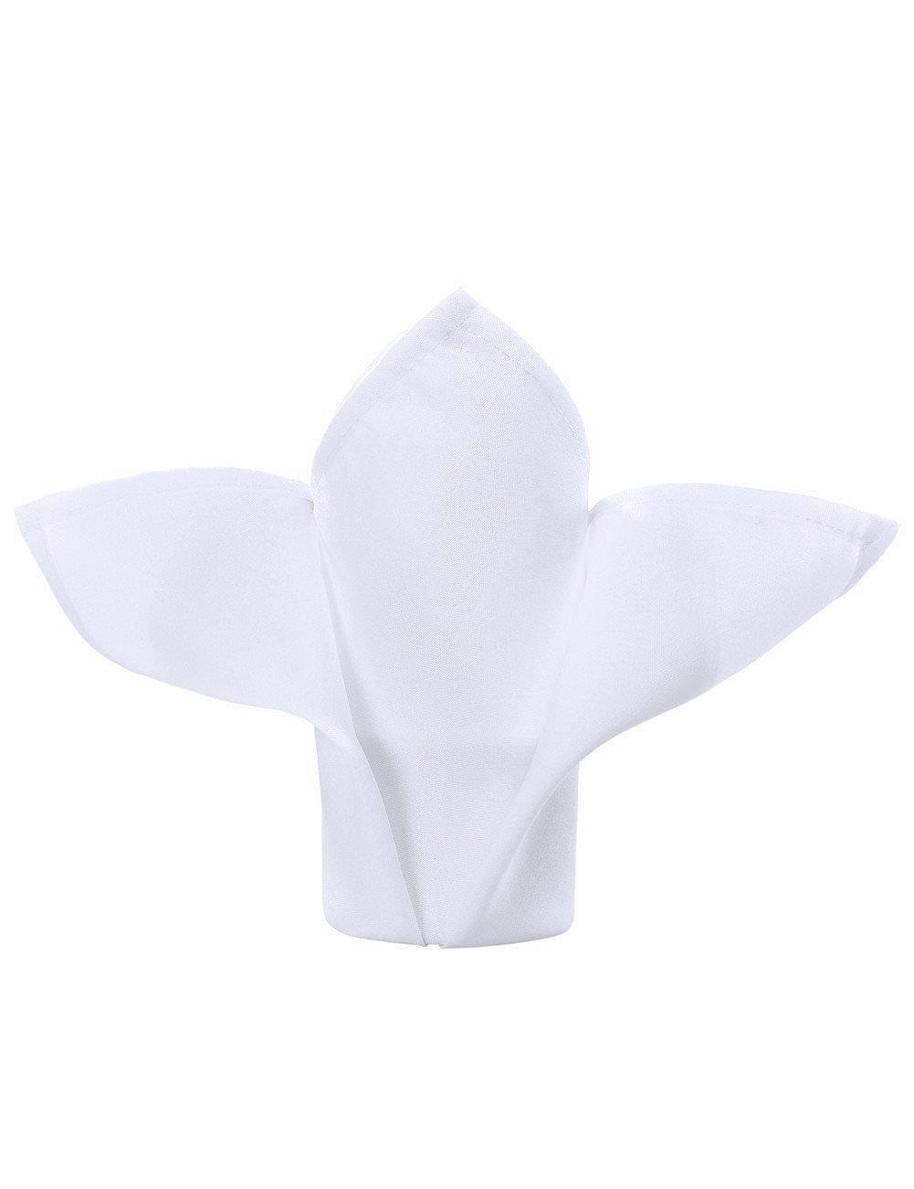 MOONLIGHT BEDDING Cotton Napkins - Cloth Dinner Table Napkins - Machine Washable and Home Use 100% Cotton Fabric - Pack of 100 (18 x 18 inch), Peach