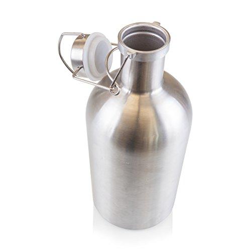 LEGACY - a Picnic Time Brand Stainless Steel 64-Ounce Beer Growler by LEGACY - a Picnic Time Brand, Silver Finish