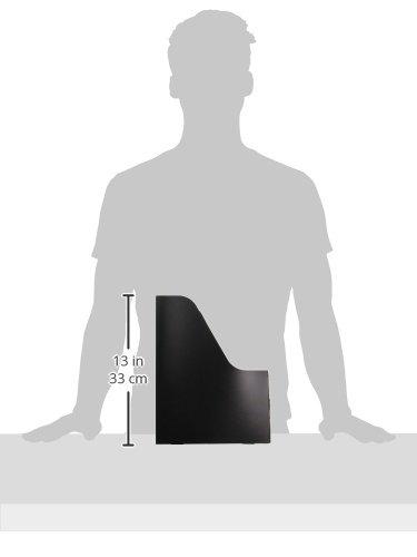 Whitmor Whitmor Magazine Storage Desk Organizers - Black (Set of 5)