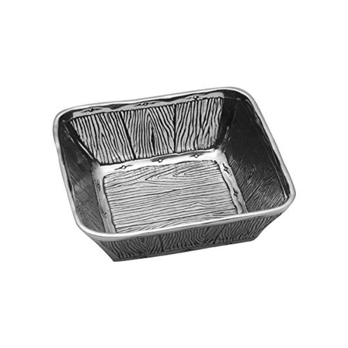 Wilton Armetale Wilton Armetale Wild Wood Small Square Bowl