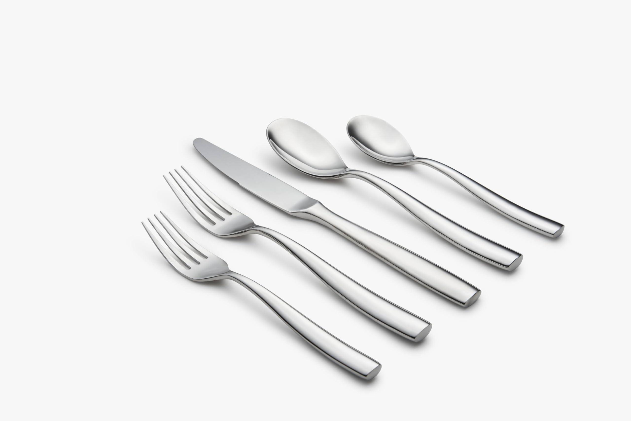 CAMBRIDGE Cambridge Silversmiths Linden 20-Piece Flatware Set, Service for 4, Silver
