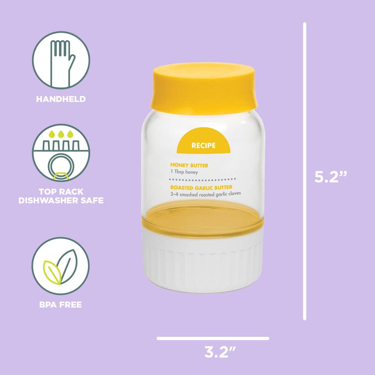 Chef'n Chef\'n 102-567-017 Buttercup Butter Maker, One Size, Lemon/Meringue