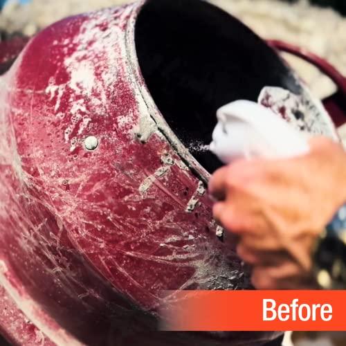 Tenon Tenon Concrete & Masonry Dissolver - Remove Concrete, Cement, Mortar, Grout, Stucco, and Masonry from Tools, Mixers, Wood, Plastic, and Aluminum, Ready-to-Use, Biodegradable, Non-Toxic (1 Gallon)