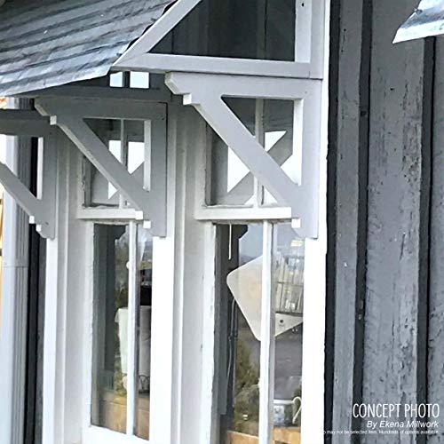 Ekena Millwork Ekena Millwork COR04X04X07DE 4-Inch W x 4-Inch D x 7 1/2-Inch H Devon Corbel , White