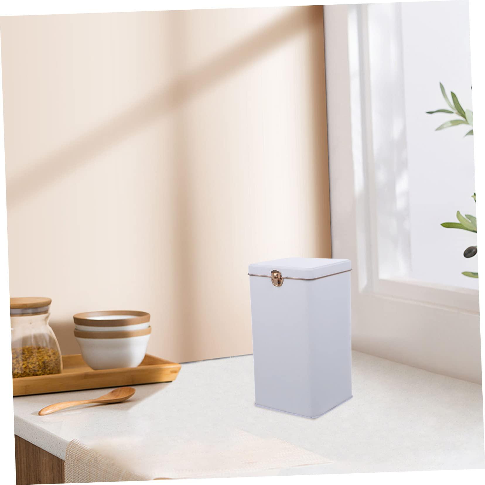 Zerodeko Tea Tea Storage Containers Tea Container Canister with Airtight Lids Tea Bag Storage Jar Food Storage Container Food Storage Jar Tea Tin Canister Tea Storage Canister