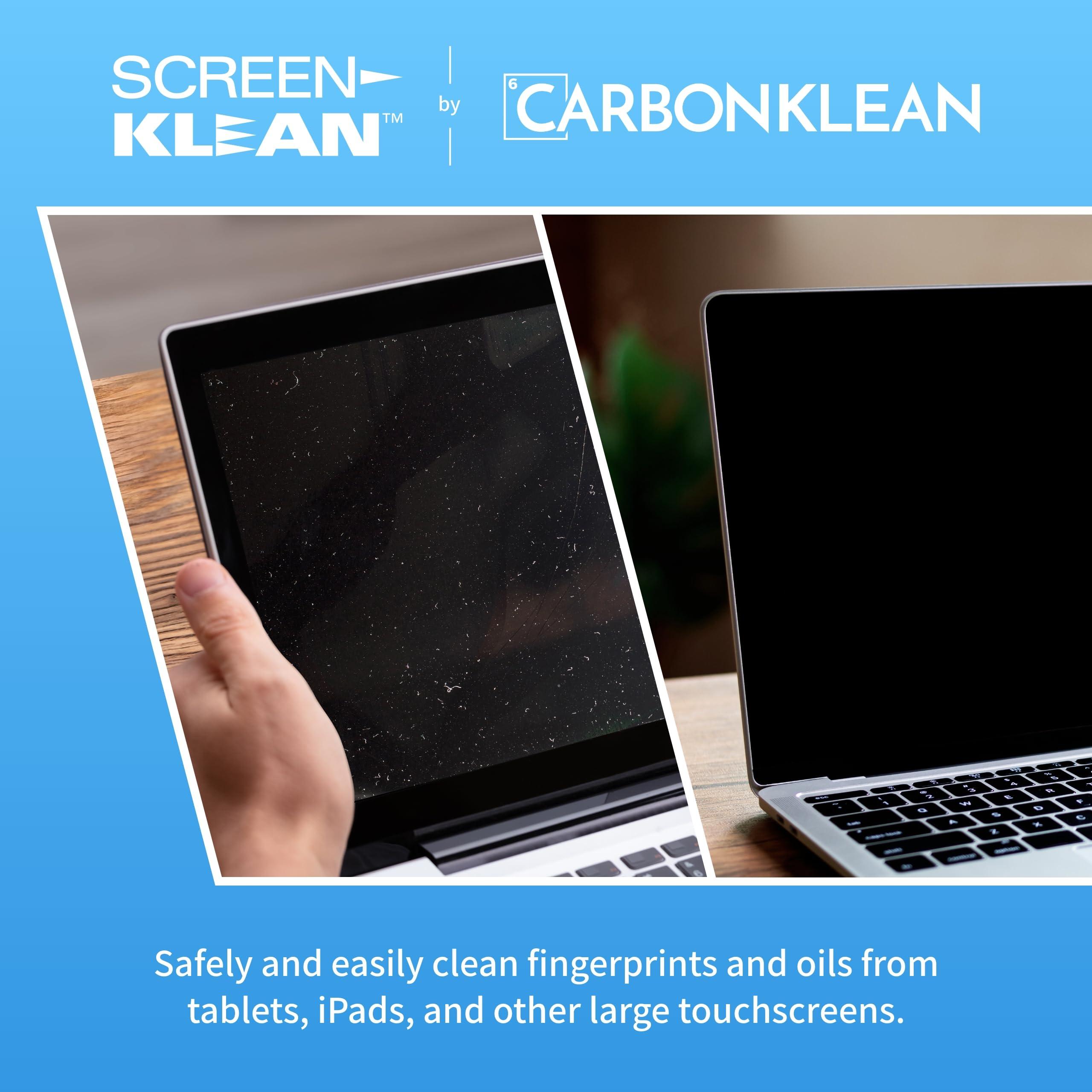 Carbon Klean CarbonKlean ScreenKlean Tablet Screen Cleaner - Compatible with iPad, Android & Amazon Tablet - with Carbon Microfiber Tech - Electroplated Gold - 1 Count