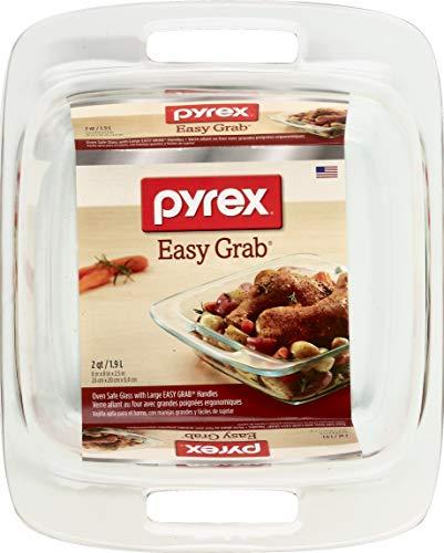 Pyrex Pyrex Easy Grab 8" Glass Bakeware Dish