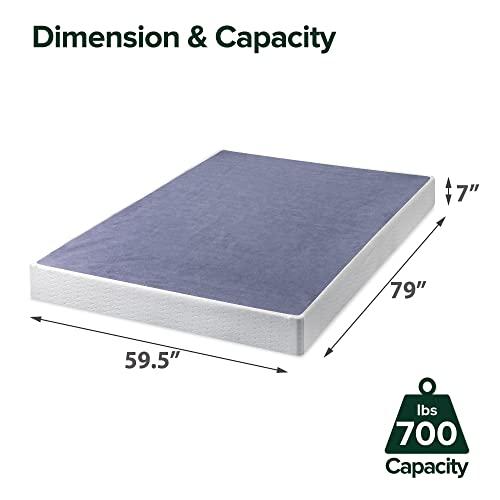Zinus ZINUS 7 Inch Metal Smart Box Spring with Quick Assembly, Mattress Foundation, Strong Metal Frame, Easy Assembly, Queen
