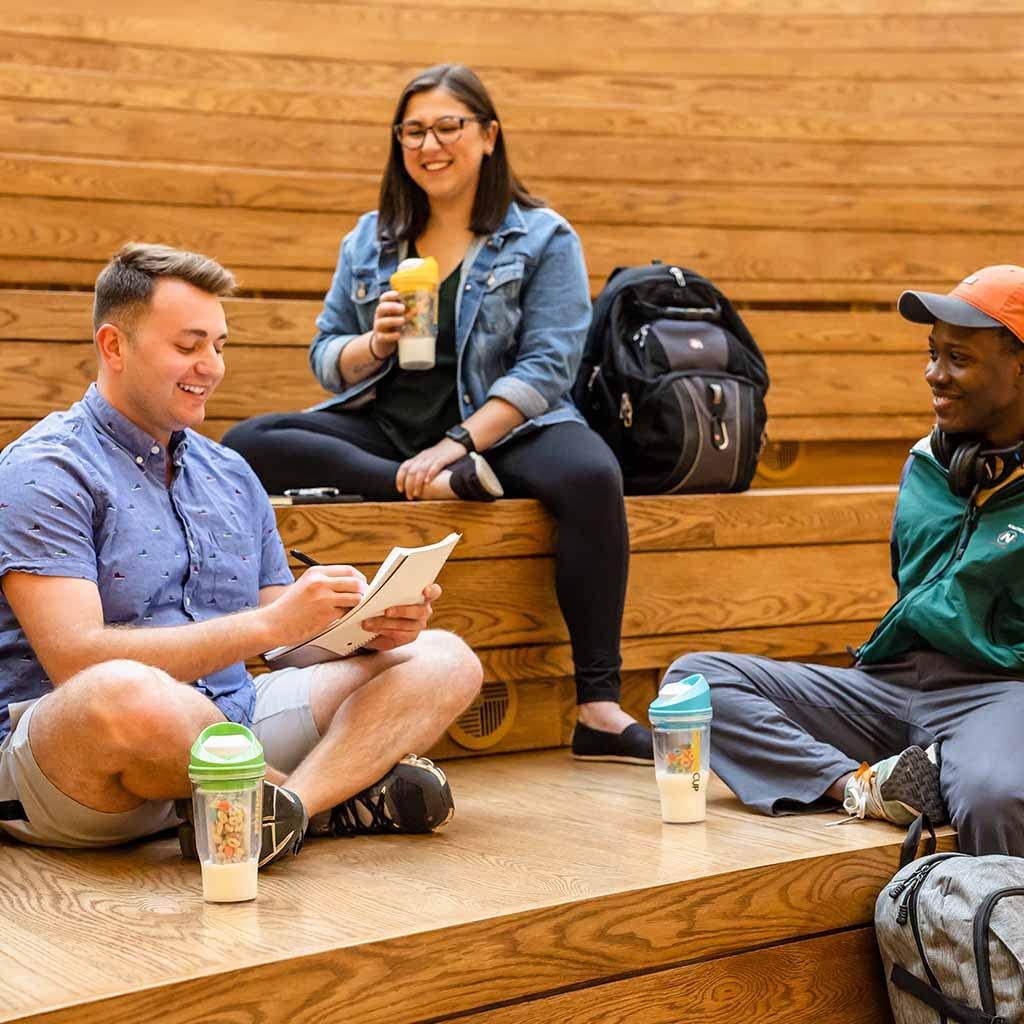 CRUNCHCUP CRUNCHCUP XL - Portable Plastic Cereal Cups for Breakfast On the Go, To Go Cereal and Milk Container for your favorite Breakfast Cereals, No Spoon or Bowl Required (Green)