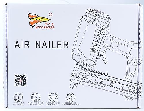 KAMSIN Woodpecker WTB60 Pneumatic Nails Puller Air Punch Nailer Air Power Nail Remover Gun Nail Puncher Heavy Duty Denailer Gun Denailer Tool, Nail Pusher for Recycling/Removing Nails less than 0.197(5mm)