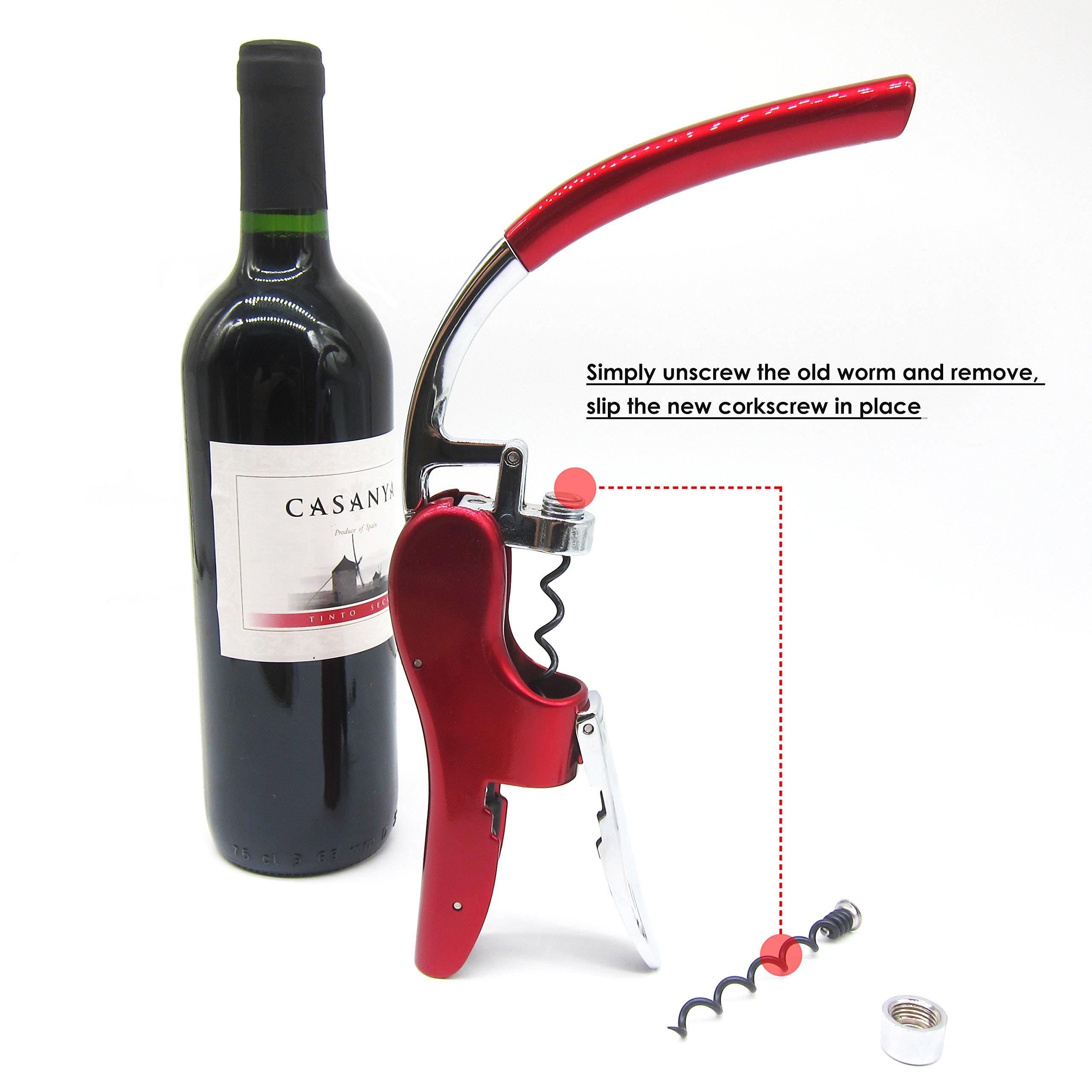KAYCROWN KAYCROWN Best 5 Pack Replacement Corkscrew Spiral/Worm and BestUtensils Wine Opener