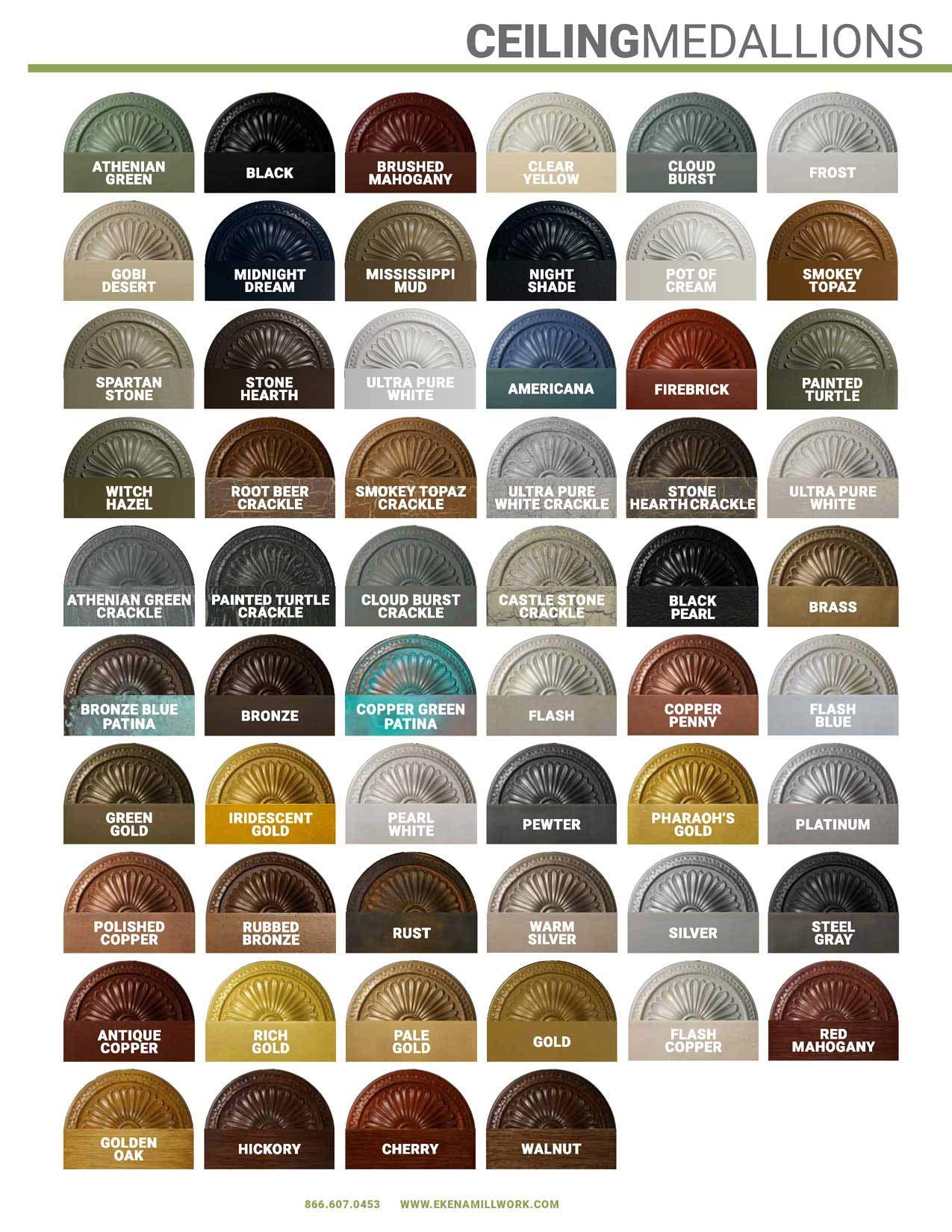 Ekena Millwork Ekena Millwork CM29DA2-06000 29 1/4\"OD x 6\"ID x 2\"P Darnay Ceiling Medallion, Fits Canopies up to 7-1/4\", 2 Piece