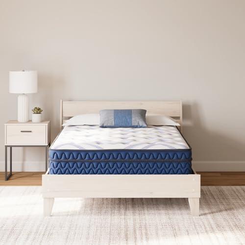 Signature Design by Ashley Signature Design by Ashley Full Size Stack 12 Inch Hybrid Medium Plush Cooling Gel Infused Memory Foam Mattress for Pressure Relief