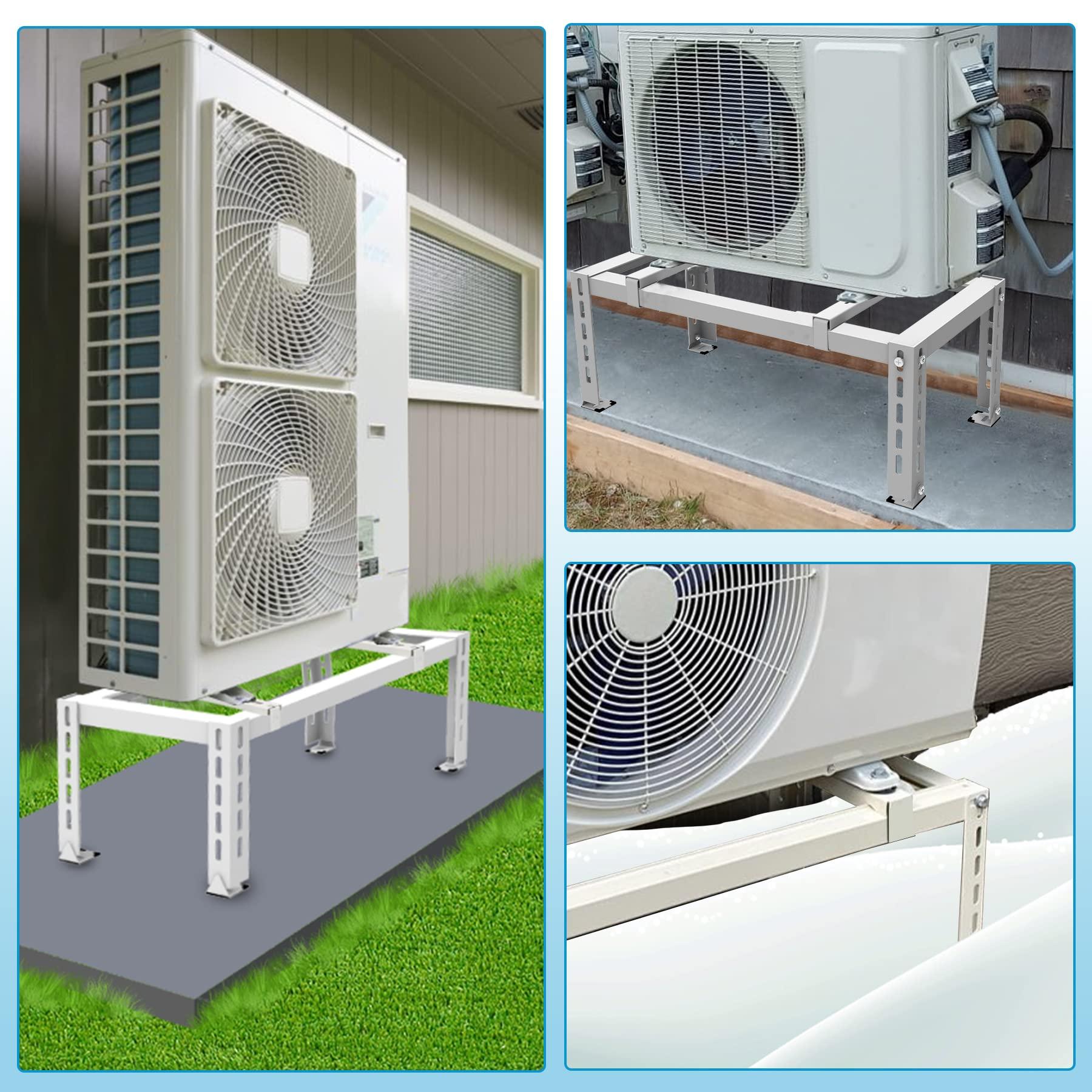 Air Jade Air Jade Mini Split Stand for 9,000-24,000 BTU Ductless Mini Split Air Conditioner Heat Pump, Heavy Duty Mini Split Ground Stand, 400 lbs