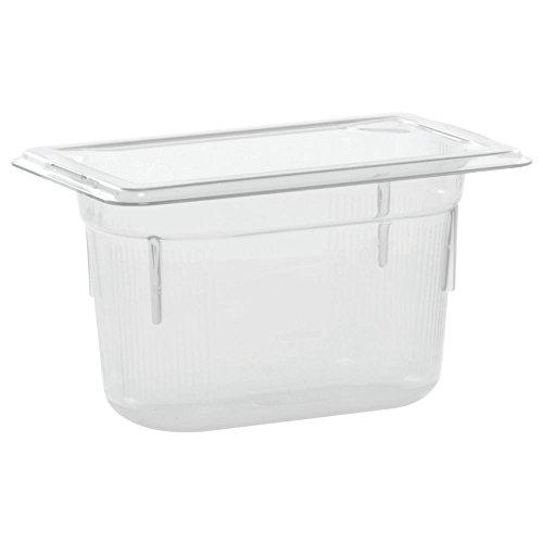 Super Pan 3 Vollrath 8094410 Clear 1/9 Size x 4" D Low Temp Food Pan
