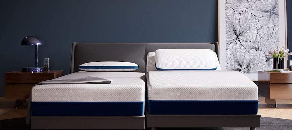 Splitsvilla 5 PC Split Bed Sheet Set 800 Thread Count 100% Natural Cotton Cooling, Soft & Comfort Feel Split King Sheets for Adjustable Beds Fit Elastic Upto 14\'\' Deep Pockets Dark Grey Split Sheet Set