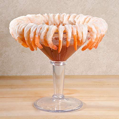 Get G.E.T. SW-1419-1-SAN-CL Shatterproof Jumbo Martini Cocktail Glass, BPA Free, 48 Ounce, Clear