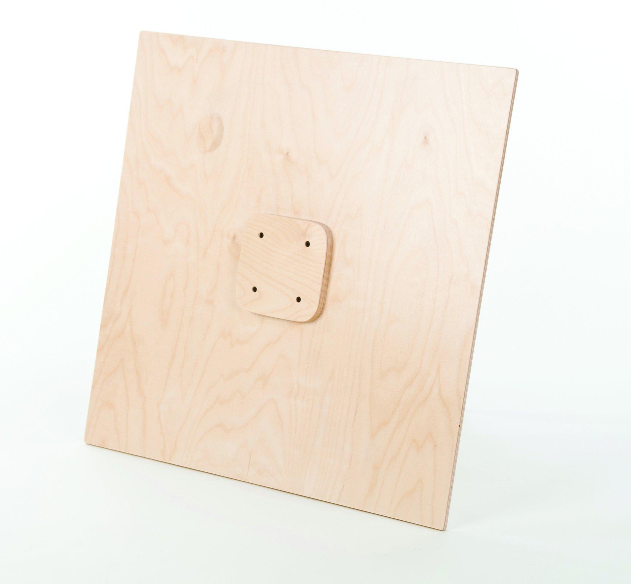 Fun Builder Fun Builder Wood Table-Compatible with Lego Brand Blocks w/Storage Net-ONLY 5-Minute Table Assembly/NO Tools or Hardware Needed(Patent Pending) 27\"x27\" 100% American Made Quality- Ages 5 & UP