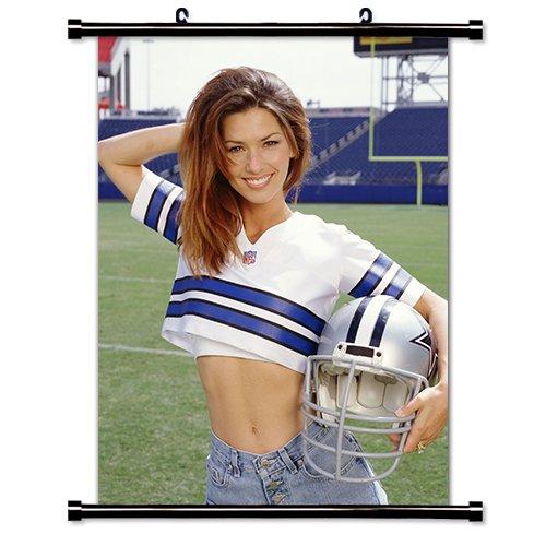 Wall Scrolls Shania Twain Sexy Hot Country Star Fabric Wall Scroll Poster (16" x 21") Inches