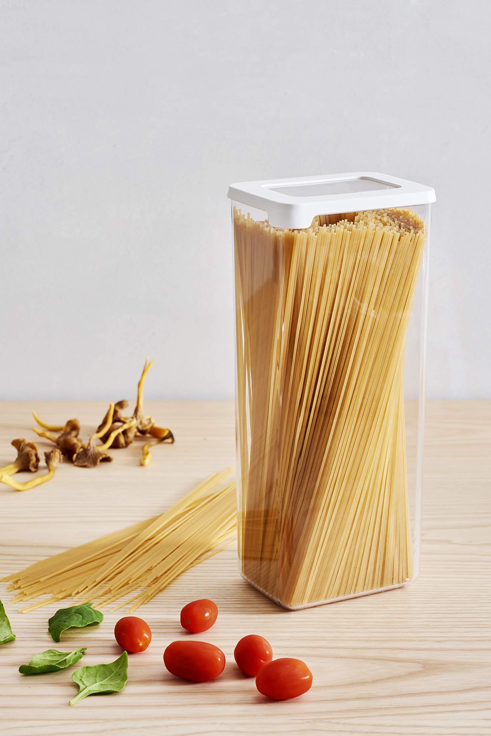 SmartStore GASTROMAX Dry Food Keeper 2.25 Liter Transparent White Colour, One Size