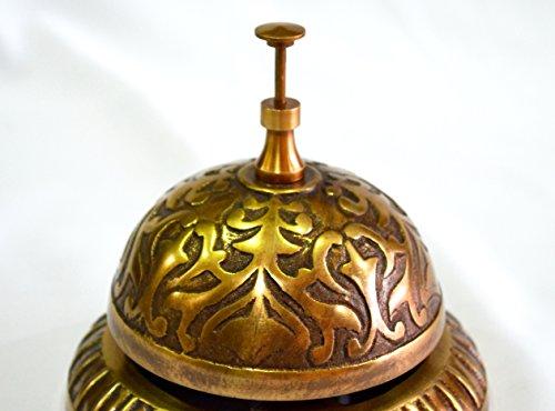 Marine Nautical Store Antique Brass Victorian Style Desk Bell Service Desk Bell Counter Bells Hotel