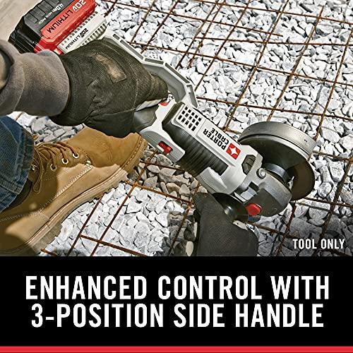 PORTER-CABLE PORTER-CABLE 20V MAX* Angle Grinder Tool, 4-1/2-Inch, Tool Only (PCC761B)
