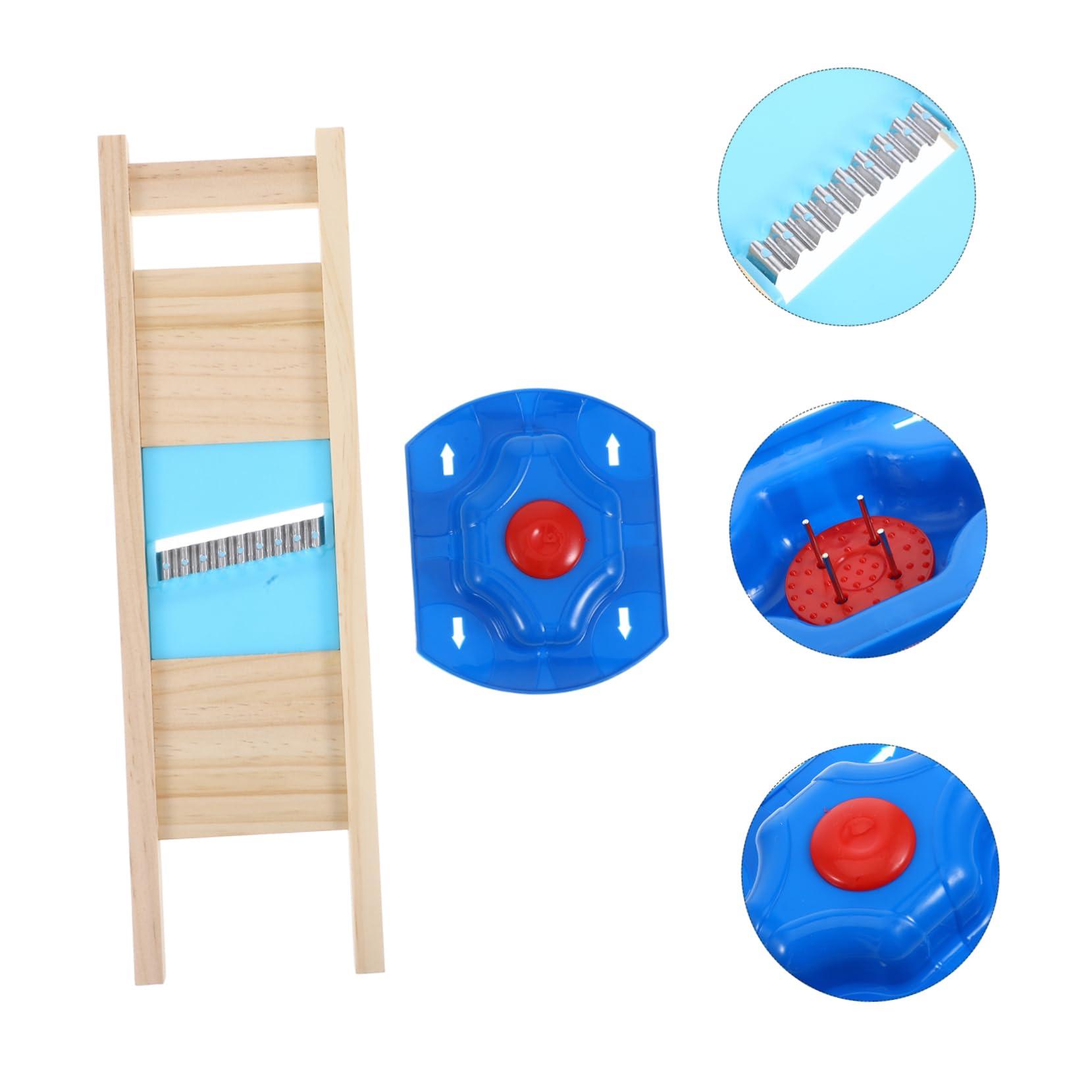 PRETYZOOM PRETYZOOM Professional Potato Cutter Slicer Waffle Fries Lattice Maker Easy to Assemble Clean