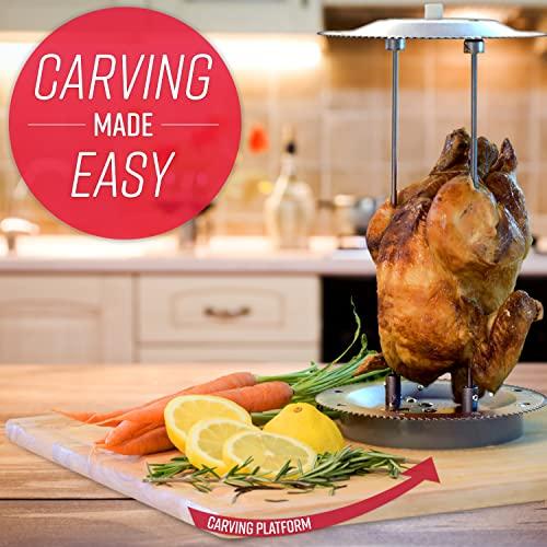 Ronco Ronco 5500 Series Rotisserie Oven, Stainless Steel Countertop Rotisserie Oven, 3 Cooking Functions: Rotisserie, Sear and No Heat Rotation, 12-Pound Capacity