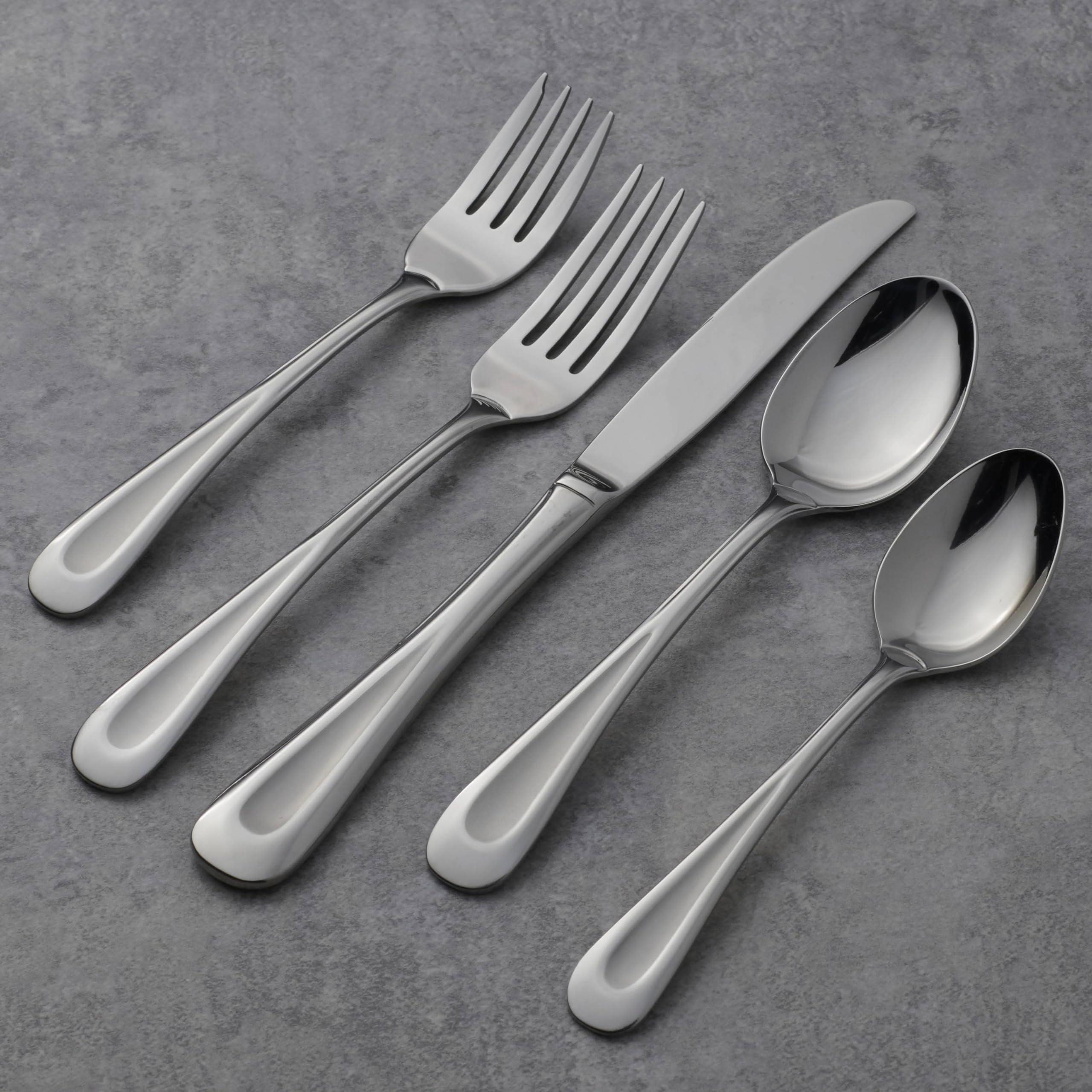 Oneida Oneida Satin Sand Dune 20-Piece Flatware Set, Service for 4
