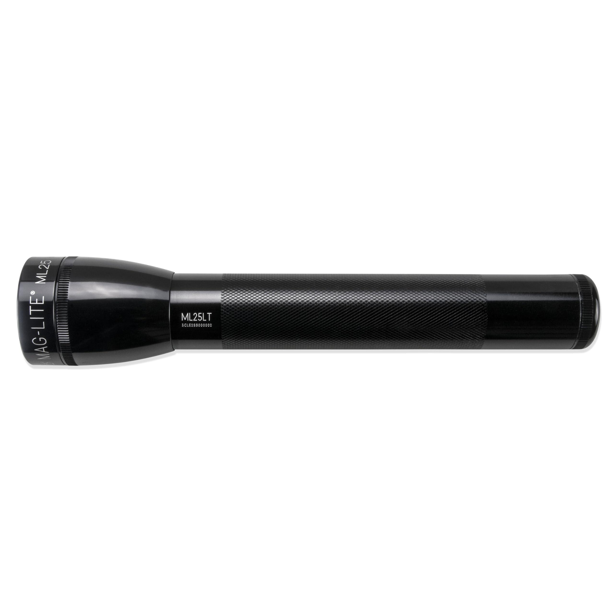 MagLite Maglite ML25LT LED 3-Cell C Flashlight, Black - ML25LT-S3016