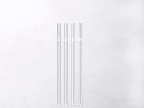 ZWILLING Zwilling 39500-600 Sorento Glass Straws, Clear, Straight, Glass, Transparent, Eco-Friendly, Reusable, Heat Resistant, Reusable, Made in Japan
