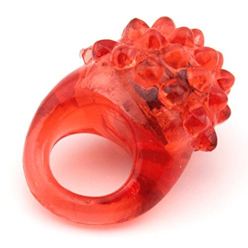 Flashing Panda Flashing Panda Pack of 10 Jelly Berry LED Light-UP Flashing Rings, Multi-Color