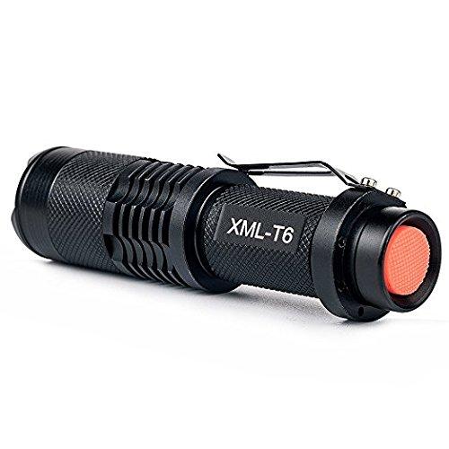 BESTSUN BESTSUN 2 Pack SK98 LED Tactical Flashlight 5 Mode Zoomable Mini Flashgliht 2500 High Lumen Military Grade Handheld Flashlight Water Resistant Ultra Bright Tac Light Adjustable Focus Pocket Torch