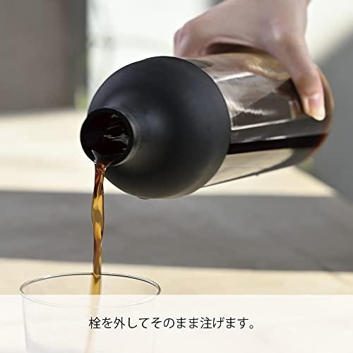 Hario Hario Cold Brew Coffee Wine Bottle, 650ml, Black