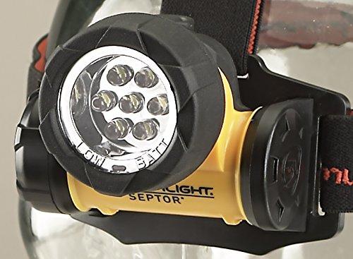 Streamlight Streamlight 61052 Septor LED Headlamp with Strap - 120 Lumens Yellow