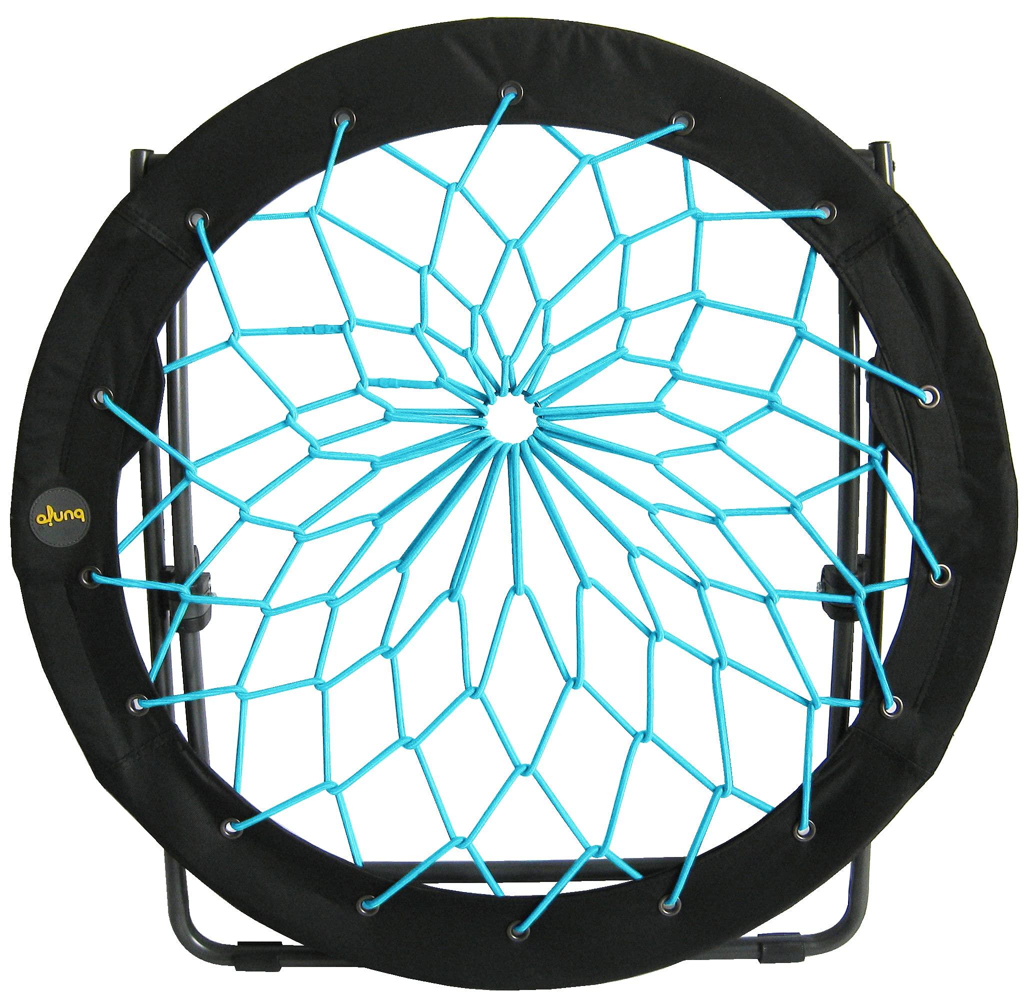 Zenithen Zenithen Limited Foldable Bunjo Bungee Chair for Dorms, Living Rooms, Bedrooms, Camping, Gaming & Lounging, Teal (Pack of 2)