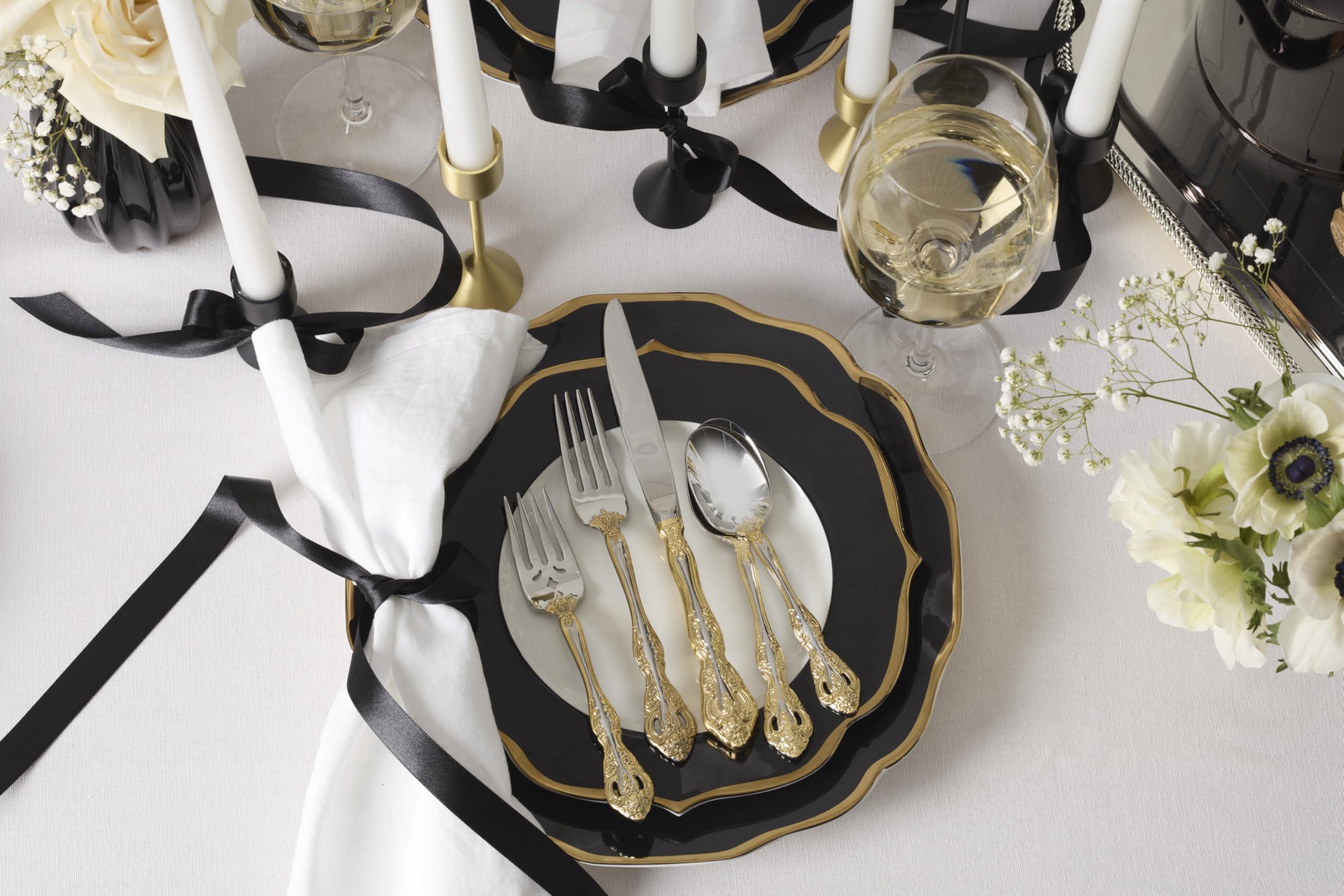 Oneida Oneida F100020Al20 Golden Michelangelo 20 Piece Fine Flatware Set, Service For 4, Metallic