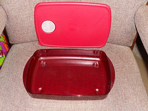 Tupperware Tupperware Rock N Serve Large Shallow Ruby