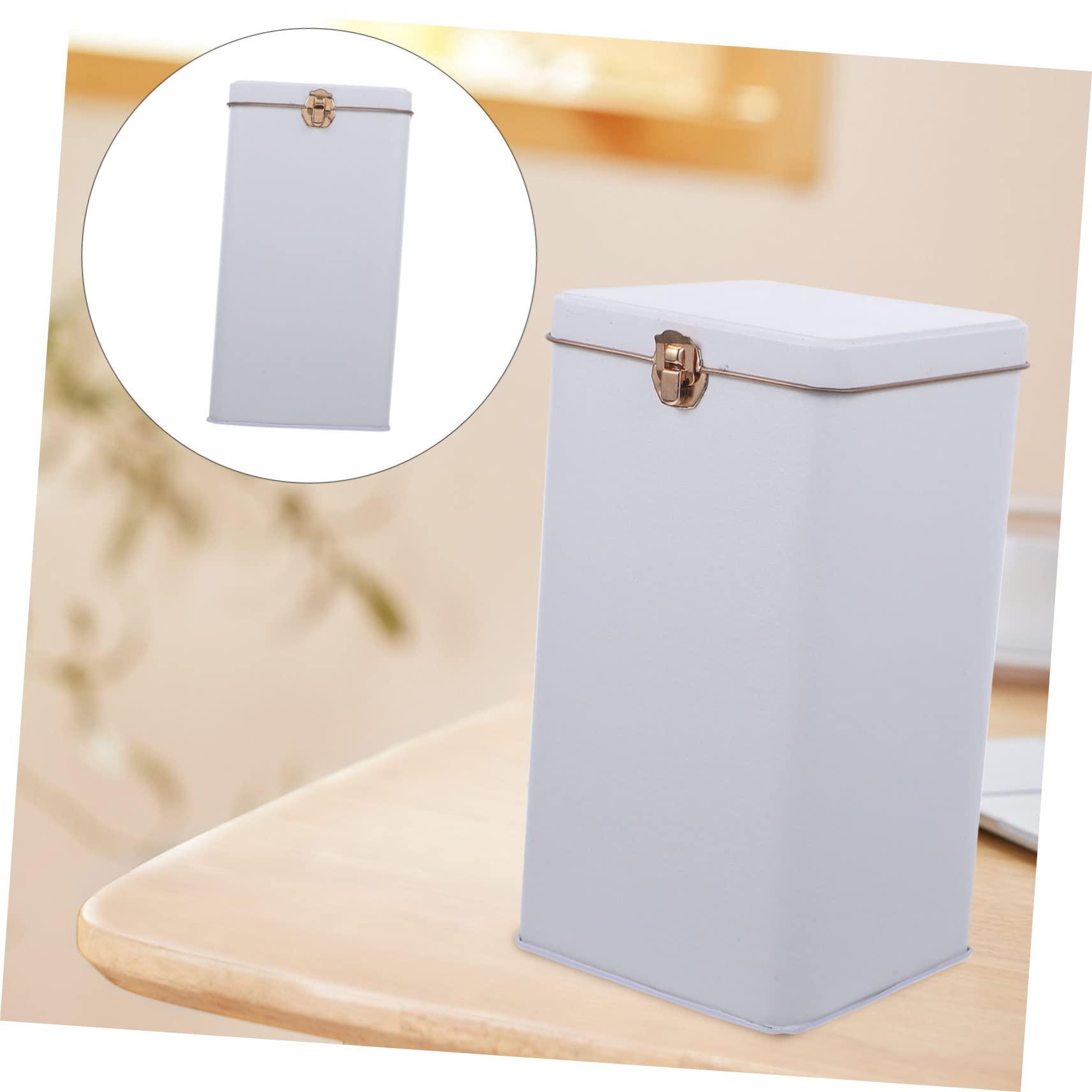 Zerodeko Tea Tea Storage Containers Tea Container Canister with Airtight Lids Tea Bag Storage Jar Food Storage Container Food Storage Jar Tea Tin Canister Tea Storage Canister