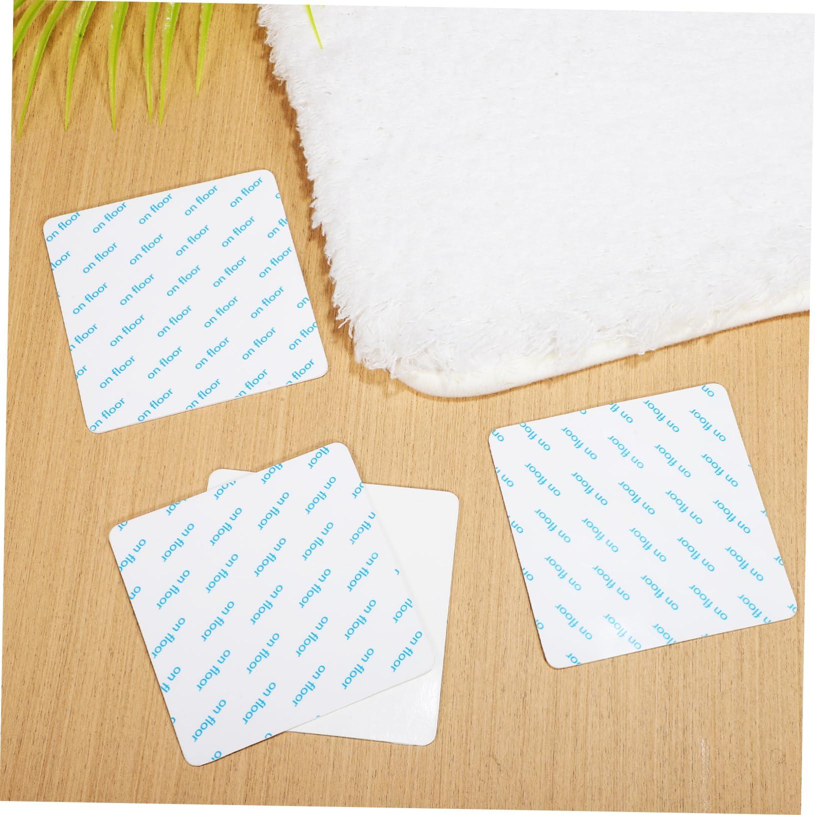 PRETYZOOM PRETYZOOM 16pcs Carpet Grippers Non Slip Rug Stickers Carpet Fixing Stickers for Area Rugs Prevent Curling and Shifting on Hardwood Floors